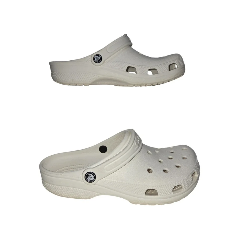 Crocs Classic Clogs Off White‎ Mens 7 Womens 9
